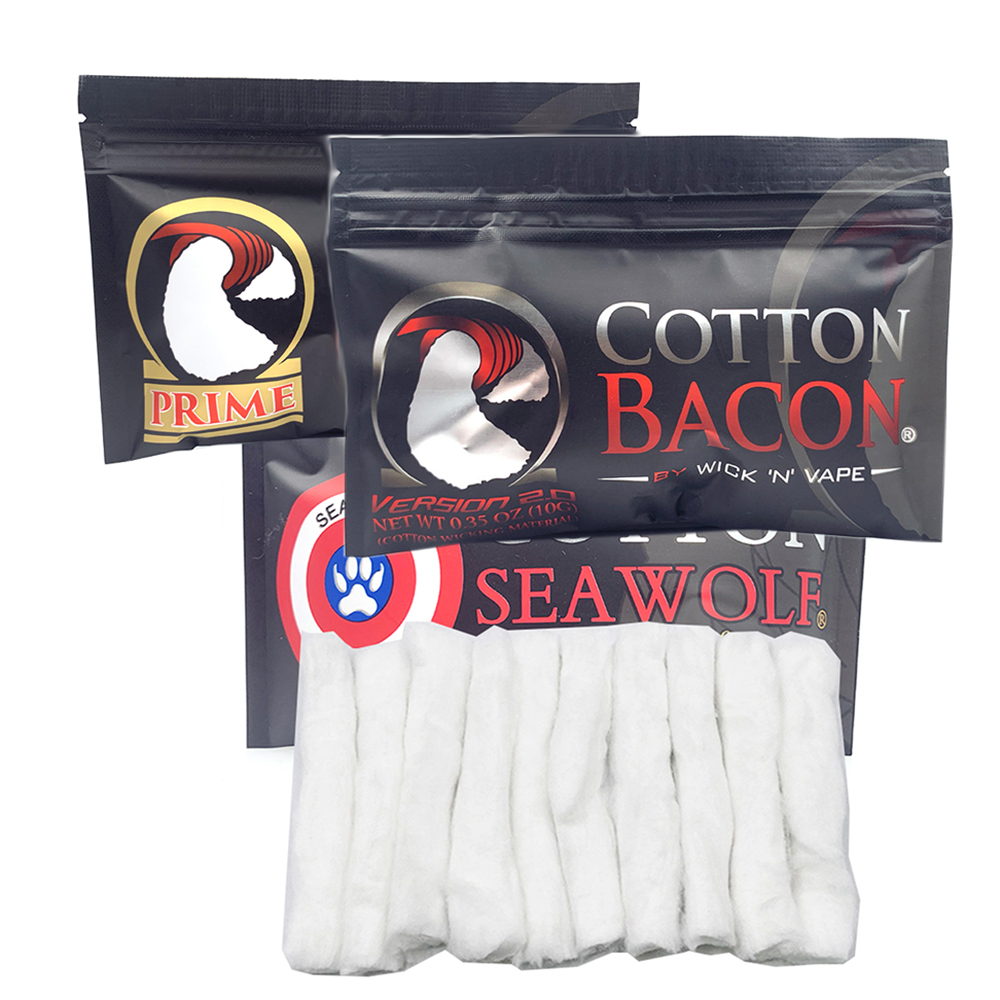 Diy Vape Electronics - 2Pack Baumwolle Bacon Prime Silber Gold