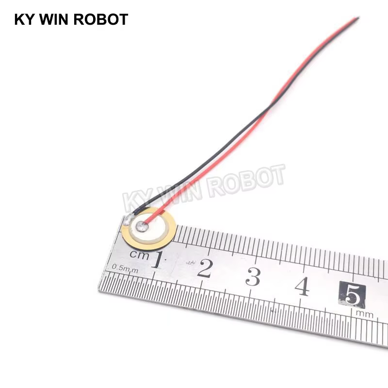Diy Electronic Components - 10 Stück piezoelektrische Piezo-Keramik-Wafer-Platten, Durchmesser 12