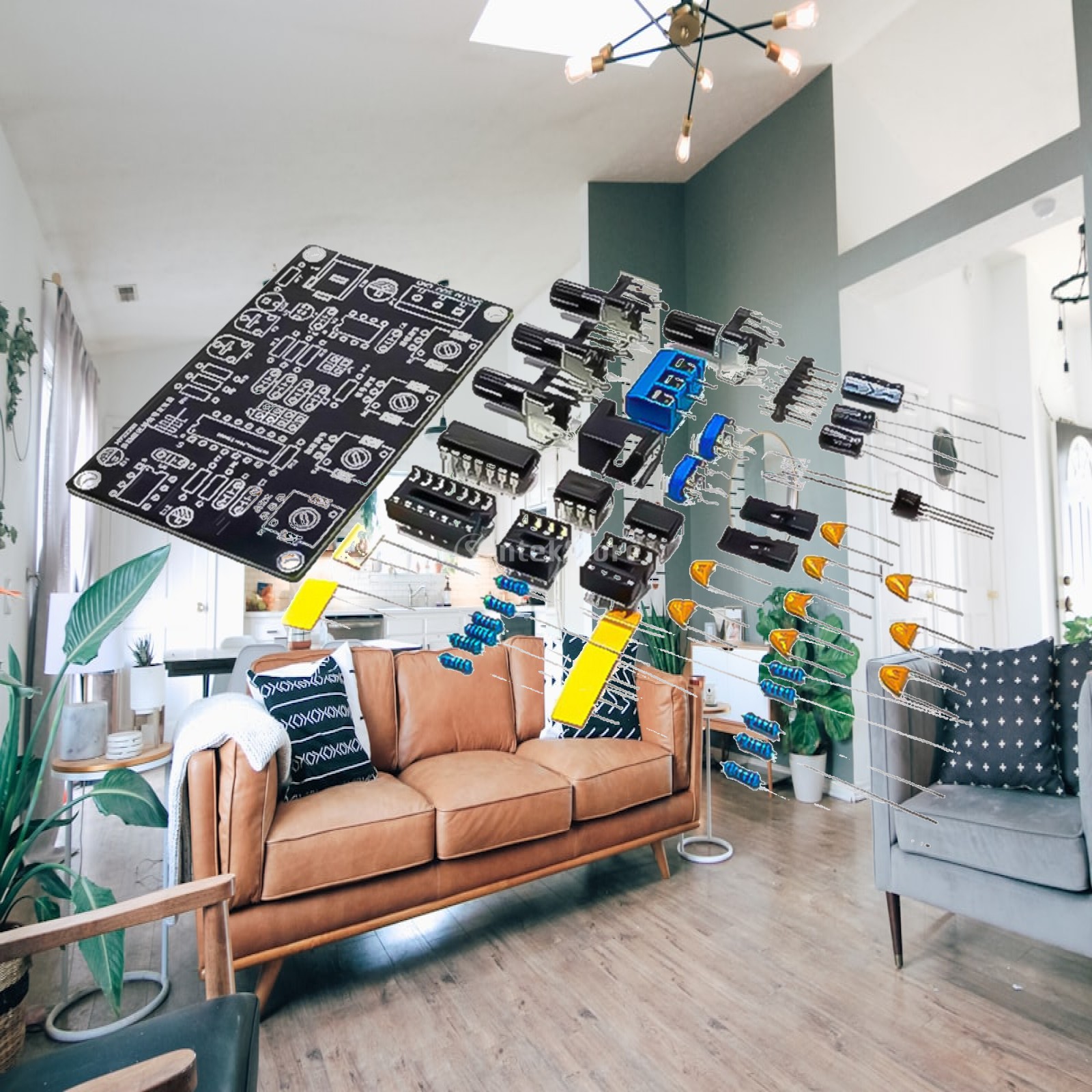 Diy Home Electronics Lab - DIY Elektronik-Bausatz Signalgenerator Lötpraxis-Handmodul für Heimlabor-Experimente