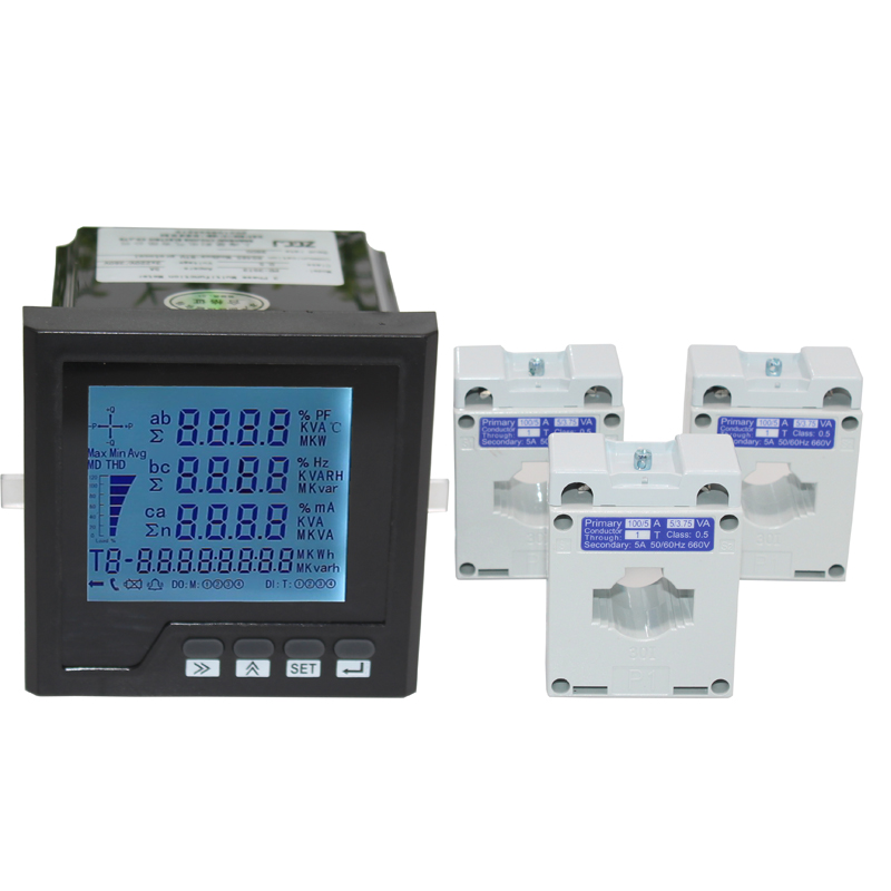 Diy Electronics Store - Multifunktions-Leistungsmesser mit RS485 Modbus-RTU AC 0-50A-200A