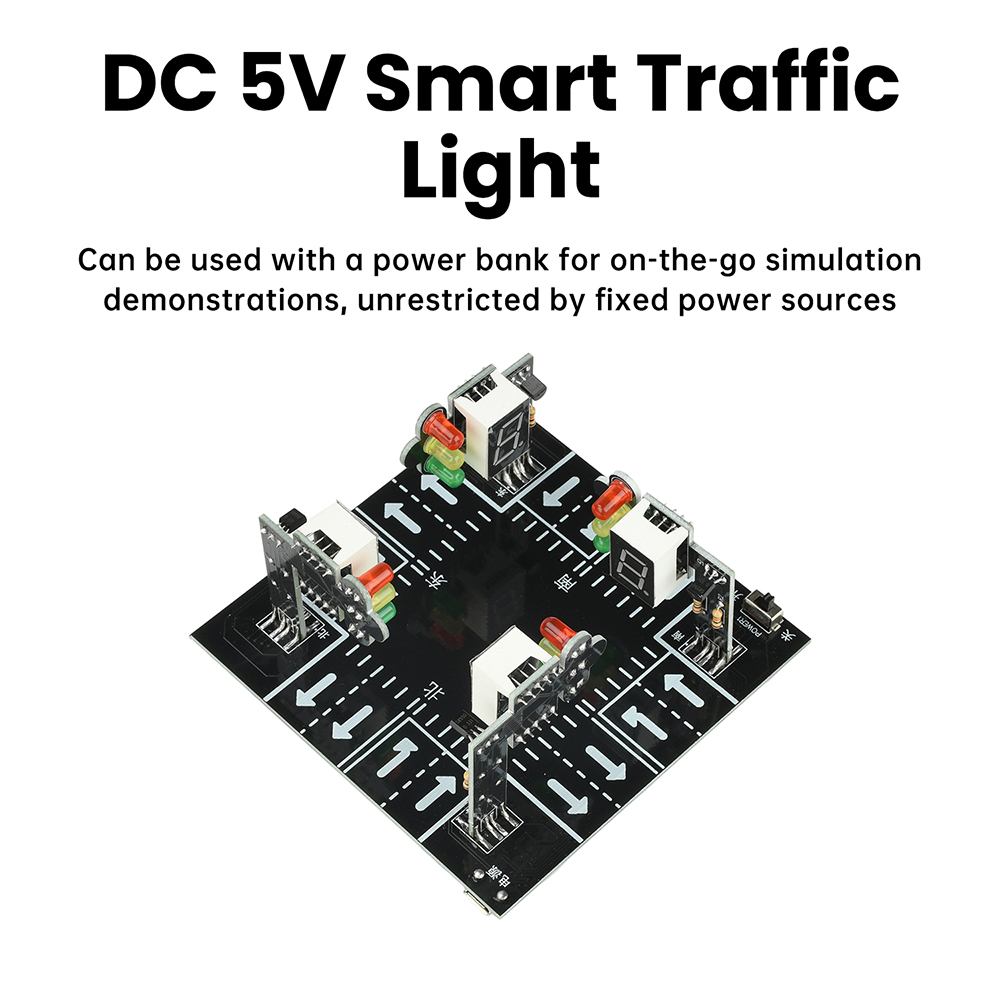 Diy Electronics Projects For Adults - Ampel-Simulator-Set mit Ton, blinkenden Lichtern, DIY-Lötübungsset,