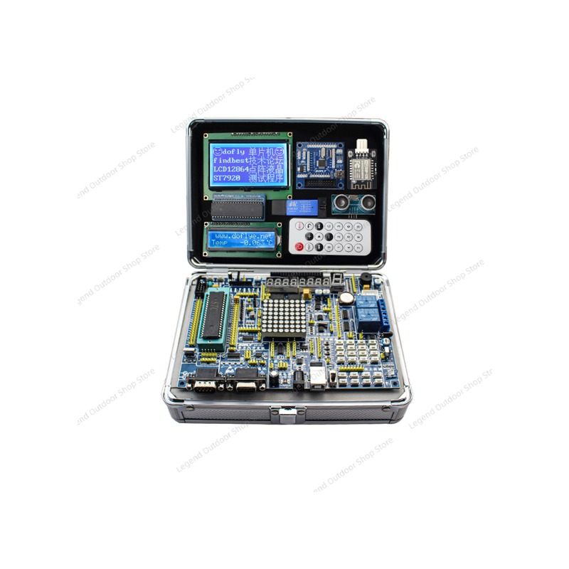 Diy Electronics Board - LY-51S 51MCU Entwicklungsboard Lern- und Experimentierbox