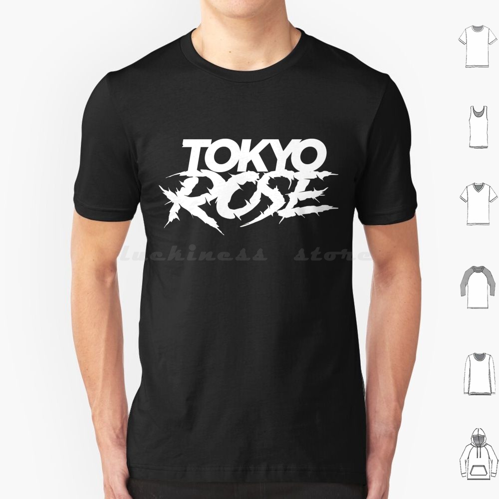 Diy Electronics Logo - Tokyo Rose Weißes Logo T-Shirt Baumwolle