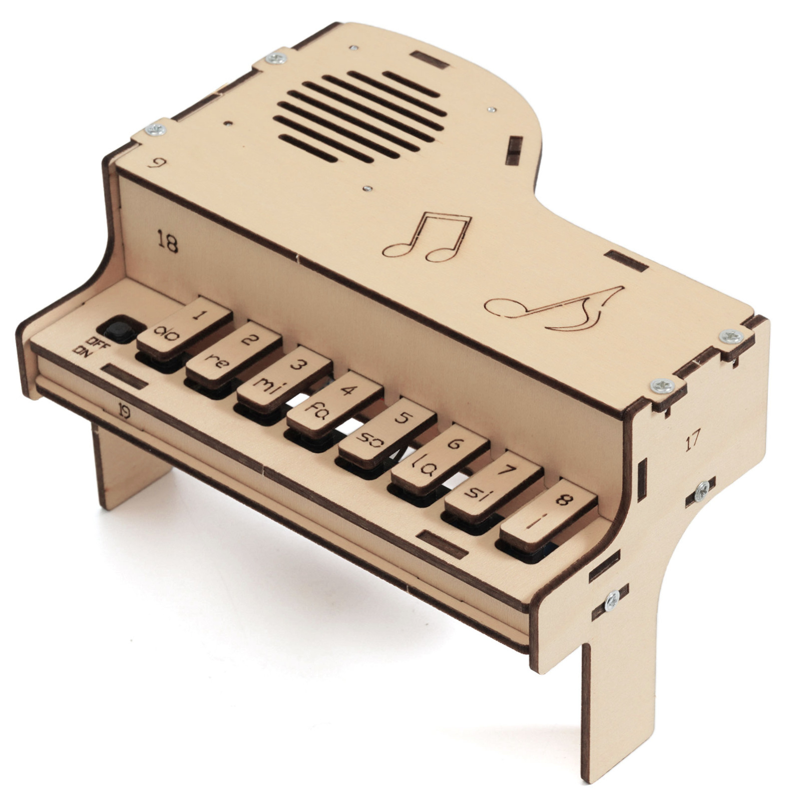 DIY Holz Elektronisches Klavie – Diy Electronics Kids Bewertung und Preis