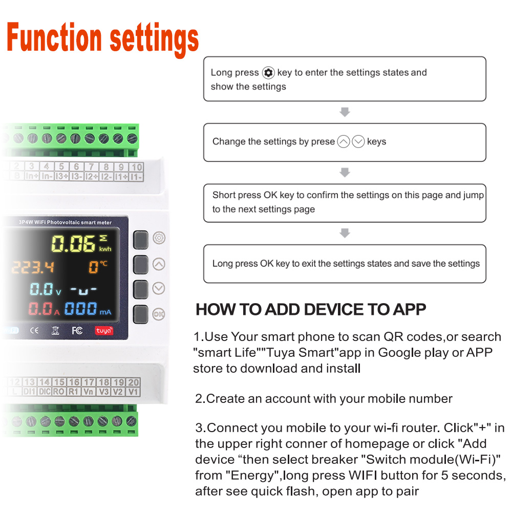 Tuya WiFi Smart Energy Meter b – Diy Electronics Store Bewertung und Preis