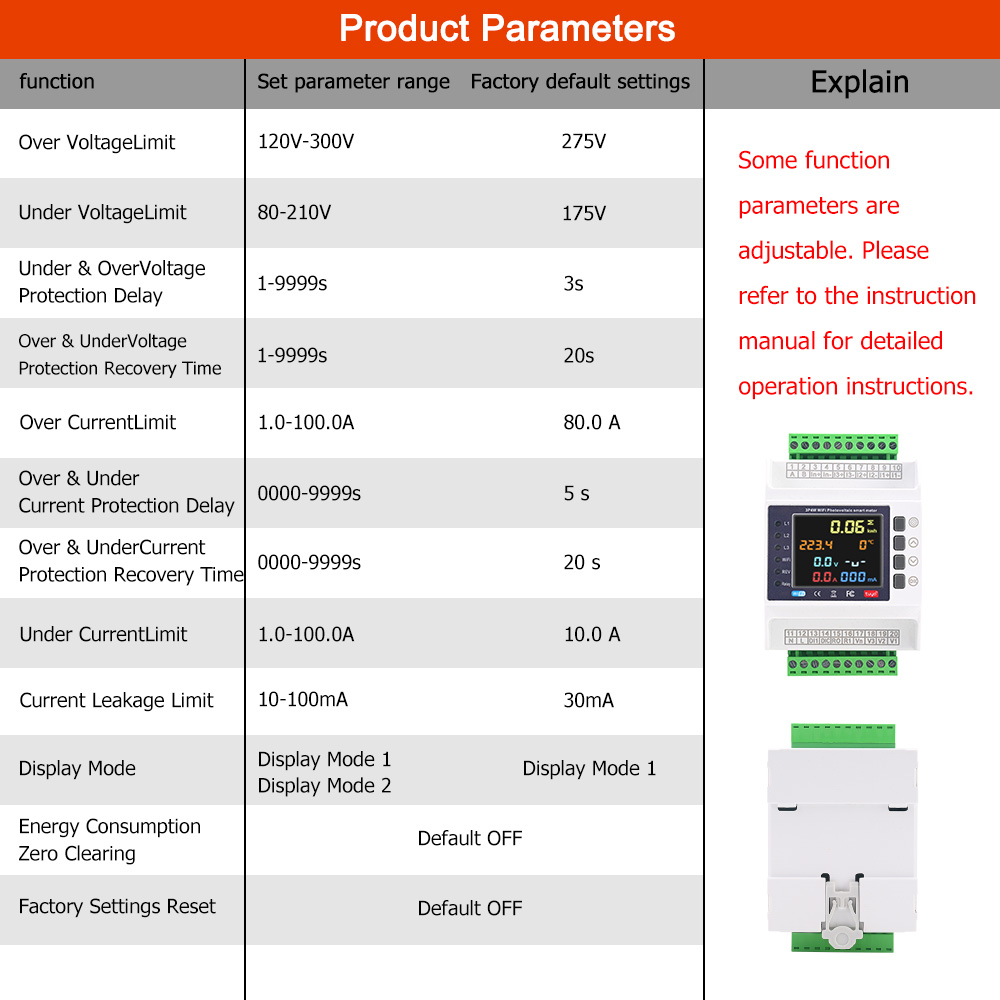 Tuya WiFi Smart Energy Meter b – Diy Electronics Store Bewertung und Preis
