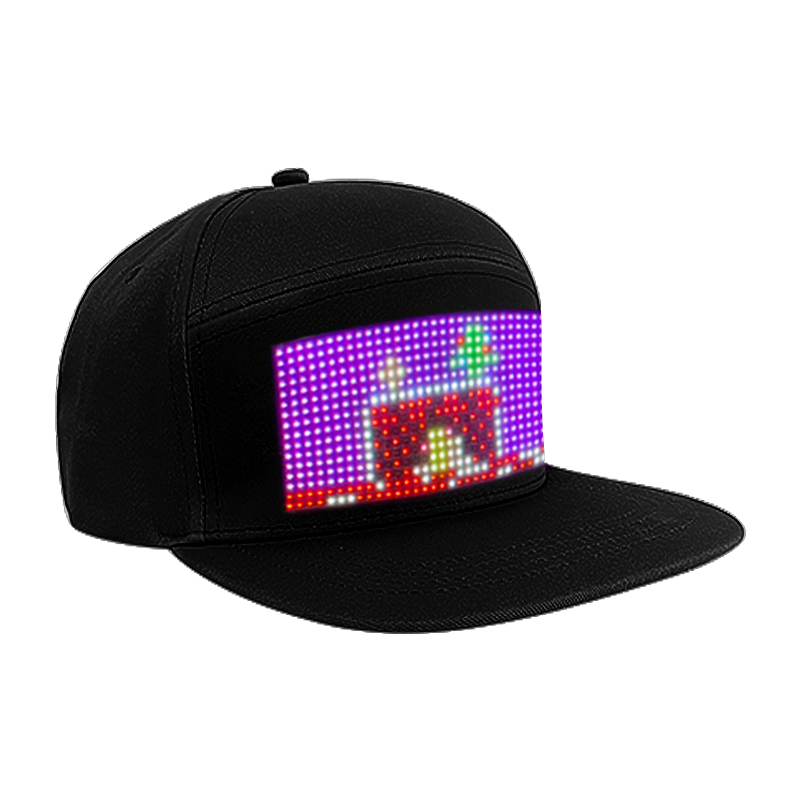 Smarte LED-Licht-Display-Mütze – Diy Electronics Logo Bewertung und Preis