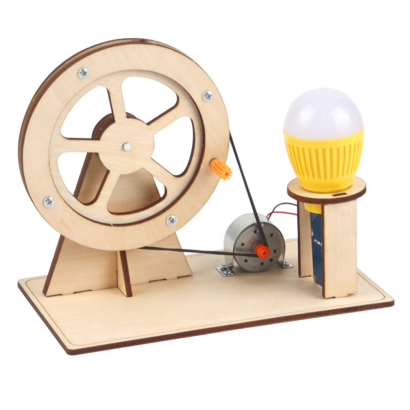 Hölzerner Handgenerator für Ki – Diy Electronics Kids Bewertung und Preis