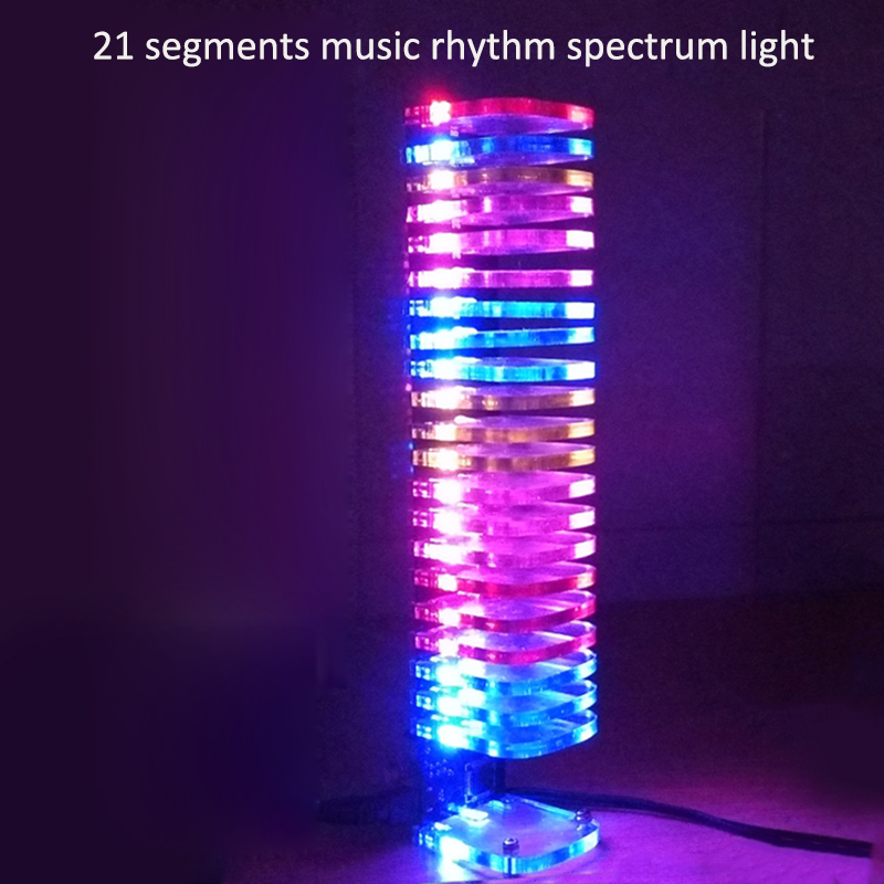 Licht Cube 21-Segment LED Musi – Diy Electronics Market Bewertung und Preis