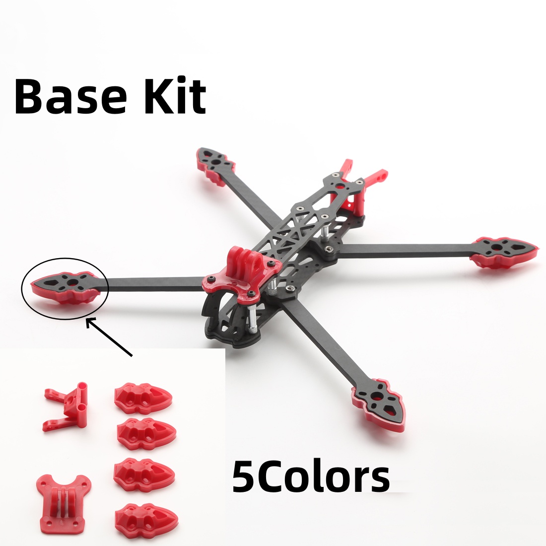 Mark4 5-Zoll / 7-Zoll FPV-Rahm – Diy Drone Electronics Kit Bewertung und Preis